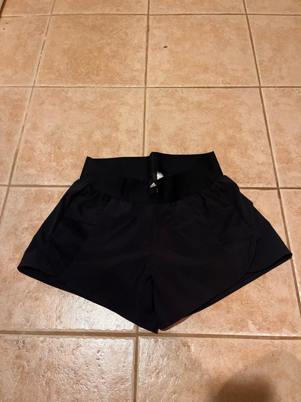 adidas Black Women's Athletic High-Waist Shorts